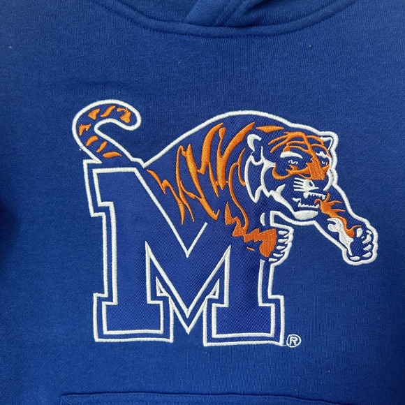 Memphis University Tigers Pullover Hoodie XL Sz 18/20 NWT Boys Girls Unisex‎ BxL - Picture 2 of 7